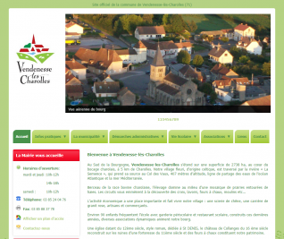 Site vitrine institutionnel: Vendenesse-lès-Charolles (71)