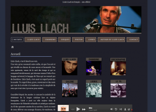 Site pour particulier: Lluis Llach